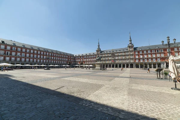 Madrid (Spain):  Plaza Mayor — 图库照片