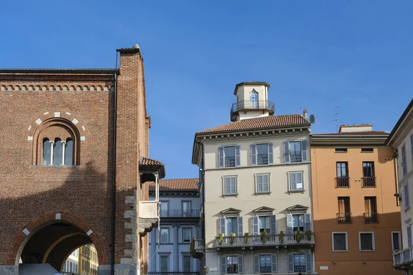 Monza (italien), das arengario, mittelalterliches gebäude — Stockfoto