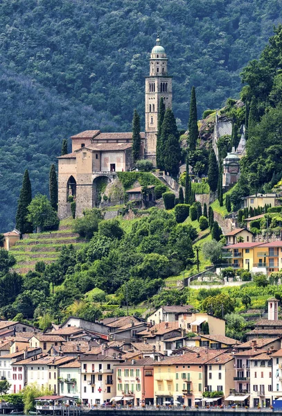 Tó Ceresio (Ticino, Svájc) — Stock Fotó