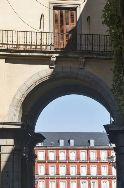 Madrid (Spain):  Plaza Mayor — 图库照片