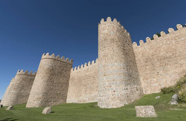 Avila (Castilla y Leon, Spain): walls — Stock Fotó