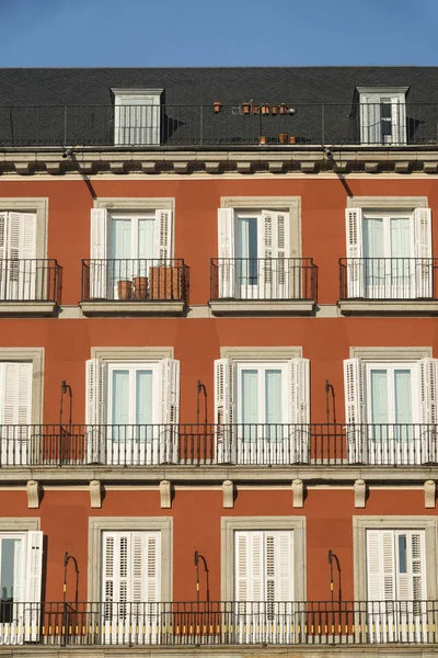 Madrid (Spain): Plaza Mayor — стокове фото