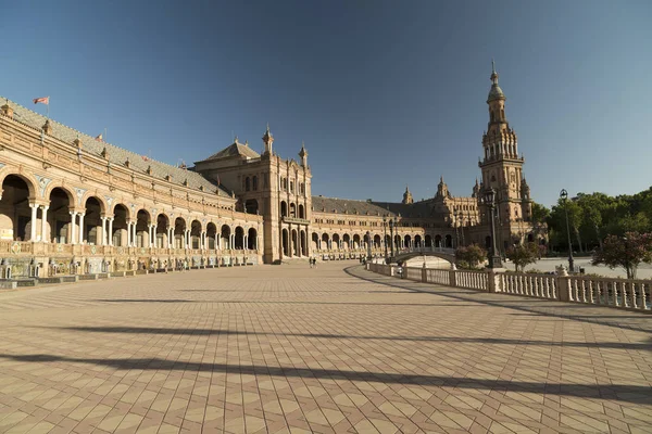 Севилья (Андалусия, Испания): Plaza de Espana — стоковое фото