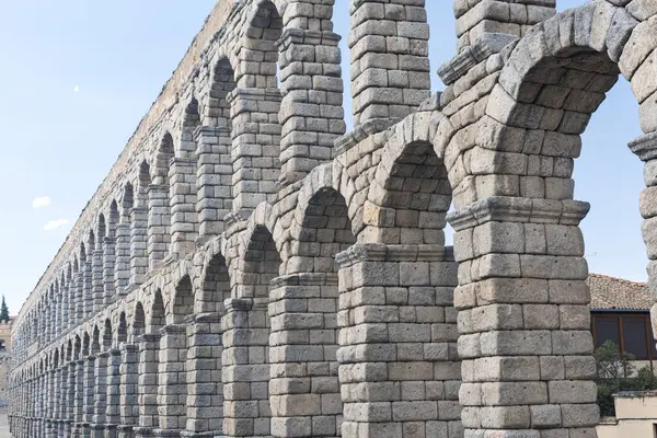 Segovia (Španělsko): Římský akvadukt — Stock fotografie