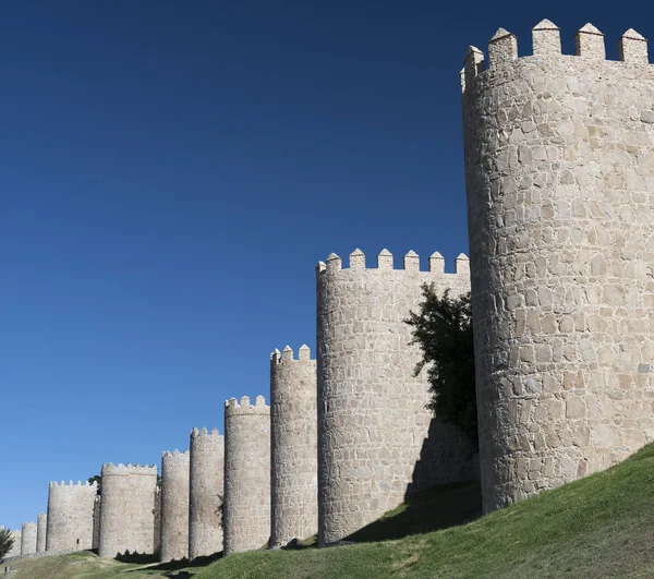 Avila (Castilla y Leon, Spain): walls — Zdjęcie stockowe