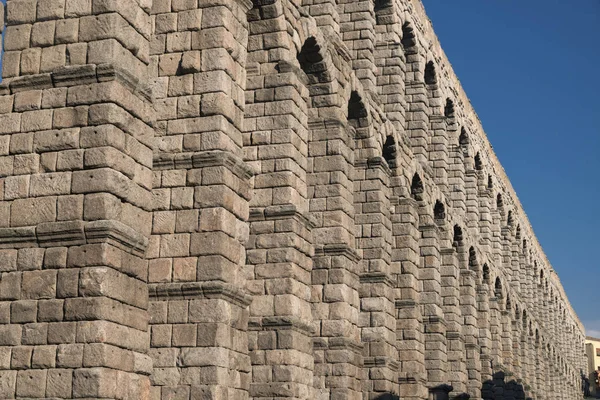 Segovia (España): Acueducto romano — Foto de Stock