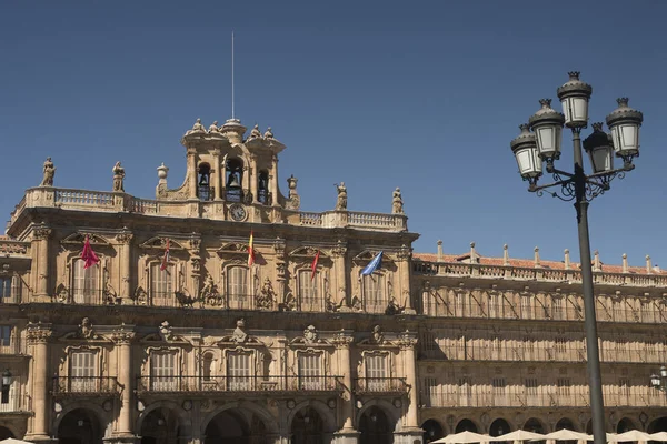 Salamanca (İspanya): tarihi Plaza Mayor — Stok fotoğraf