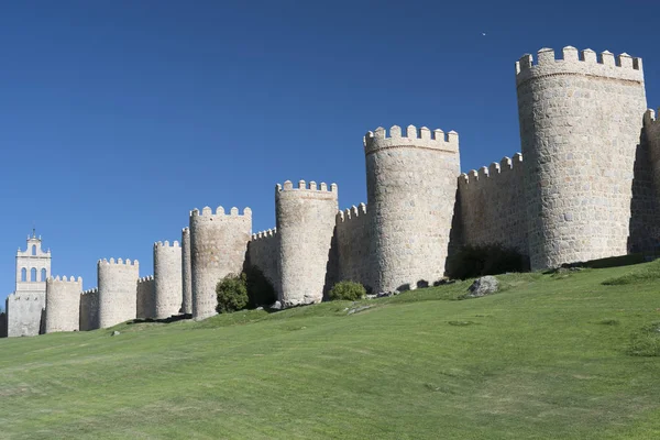 Avila (Castilla y Leon, Spain): walls — Stock Fotó