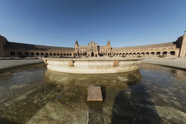 Sevilla (Andaluzia, Espanha): Plaza de Espana — Fotografia de Stock