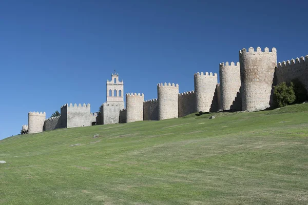 Avila (Castilla y Leon, Spain): walls — Stok fotoğraf