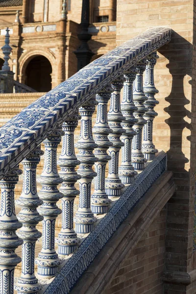 Sevilla (Andalucia, Spain): Plaza de Espana — Stok fotoğraf