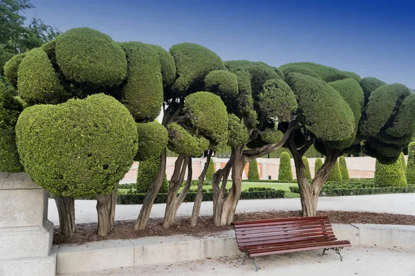 Madrid (Spain): Park of Buen Retiro — Stock Photo, Image