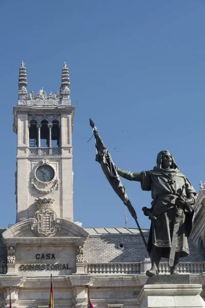 Valladolid (Castilla y Leon, Spain): Plaza Mayor — 图库照片