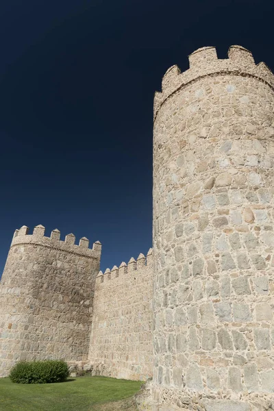 Avila (Castilla y Leon, Spain): walls — Stock Fotó