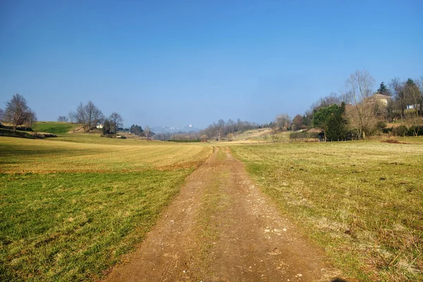 Paysage à Brianza) Italie) en hiver — Photo