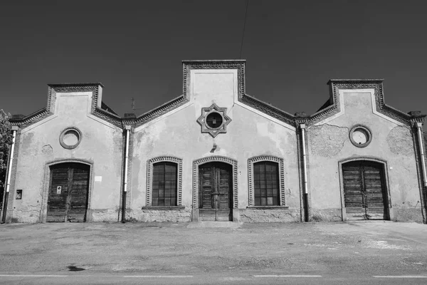 Crespi d 'Adda (Itália), vila industrial histórica — Fotografia de Stock