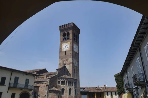Rivolta d'Adda (Cremona, Itálie): San Sigismondo, středověký kostel — Stock fotografie