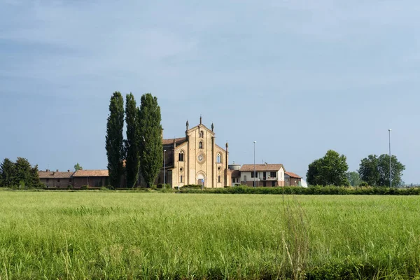 Lodivecchio (Lodi, Italy): church of San Bassiano — Stock Photo, Image