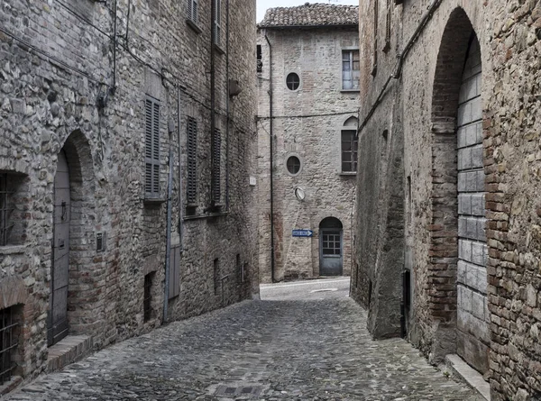 Castell'Arquato (Piacenza, Italië), historische stad — Stockfoto