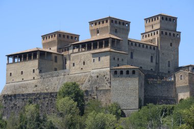 Torrechiara Kalesi (Parma, İtalya)