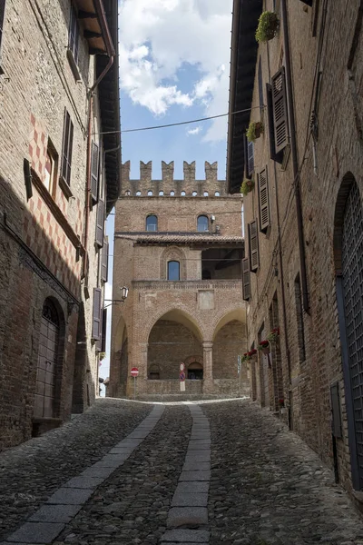 Castell'Arquato (Piacenza), città storica — Foto Stock