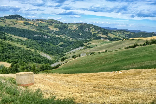 Summer landscape near Serramazzoni (Modena, Italy) — Stock Photo, Image