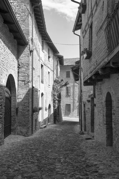 Castell'Arquato （皮亚琴察，意大利），历史文化名城 — 图库照片