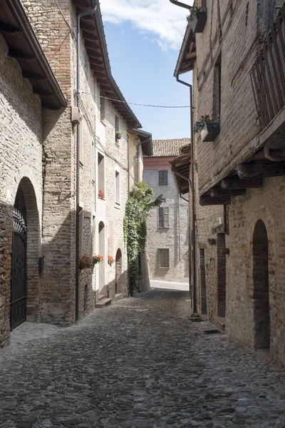 Milano (Piacenza, Itálie), historické město — Stock fotografie