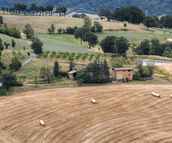 Paesaggio estivo vicino a Serramazzoni (Modena, Italia ) — Foto Stock