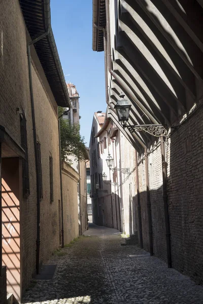 弗利 （意大利）： 通过稣，老巷子 — 图库照片