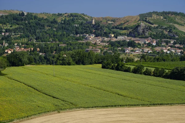 Pohled na Brisighella (Romagna, Itálie) — Stock fotografie