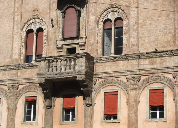 Bologna, historické budovy — Stock fotografie