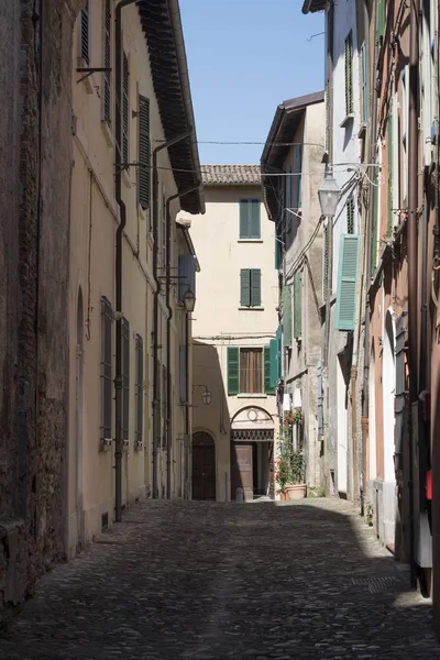 Brisighella (Ravenna, Italia): calle vieja — Foto de Stock