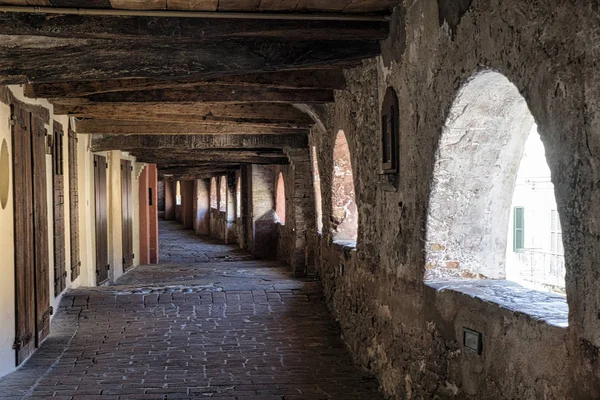 Brisighella (Ravenna, Itália): via degli Asini — Fotografia de Stock