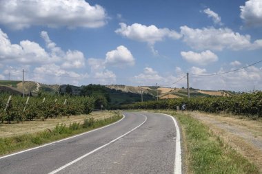 Yaz manzara Romagna bölgesindeki (İtalya)