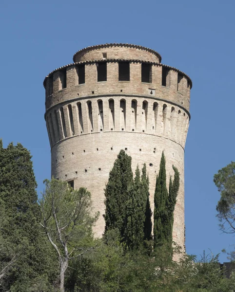 Briighella (Ravenna, Italia): torre — Foto de Stock