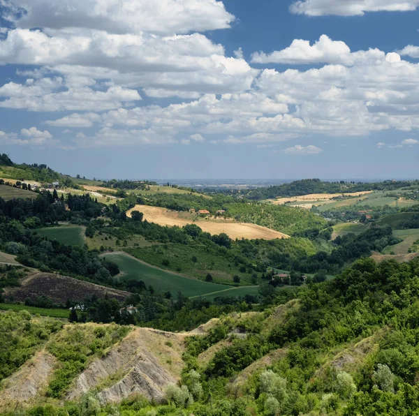 Krajina u Bologna na léto (Sabbiuno) — Stock fotografie
