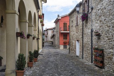 Frontino, eski köy Montefeltro (yürüyüşleri, İtalya)