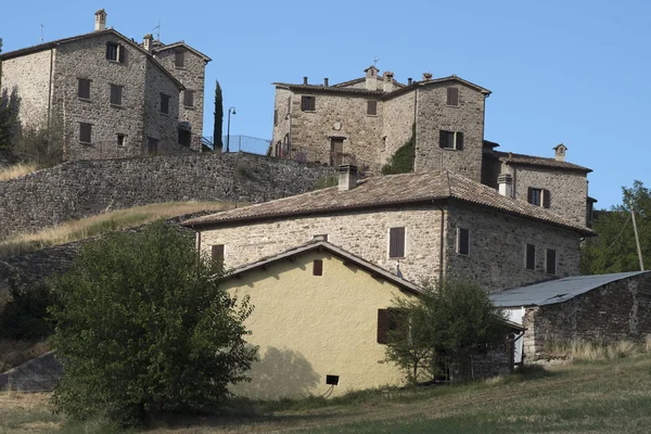 Piega, staré typické vesnice v Romagna (Itálie) — Stock fotografie