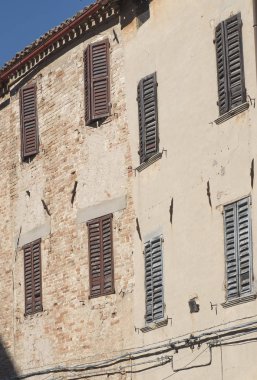 Corinaldo (yürüyüşleri, İtalya) sabah