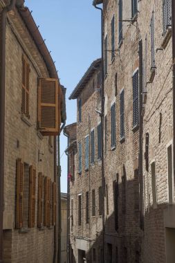 Corinaldo (yürüyüşleri, İtalya) sabah