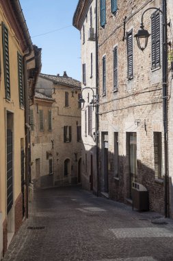 Corinaldo (yürüyüşleri, İtalya) sabah