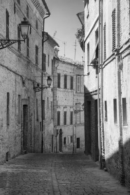 Montecassiano (Macerata, marşlar, İtalya), tarihi kent