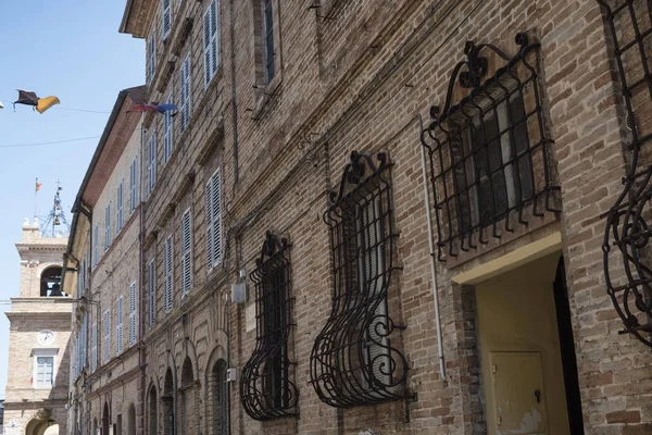 Montefano (Macerata, Marcas, Italia), ciudad histórica —  Fotos de Stock