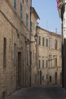 Montecassiano (Macerata, marşlar, İtalya), tarihi kent