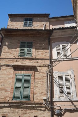 Montefano (Macerata, marşlar, İtalya), tarihi kent