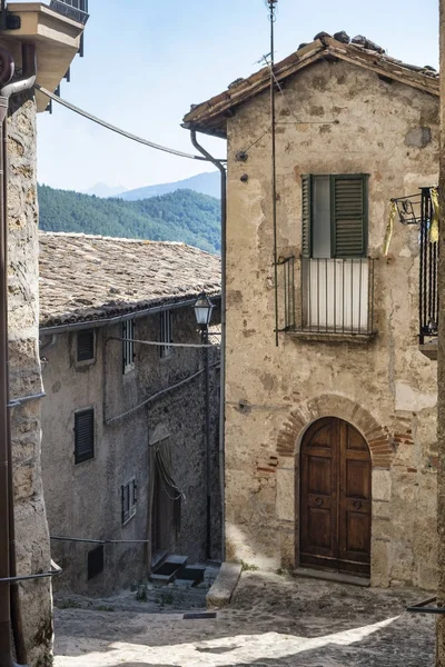 Civitella del Tronto (Teramo, Abruzzi, Italy) — 스톡 사진