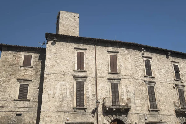 Ascoli Piceno (Marches, Italië), historische gebouwen — Stockfoto