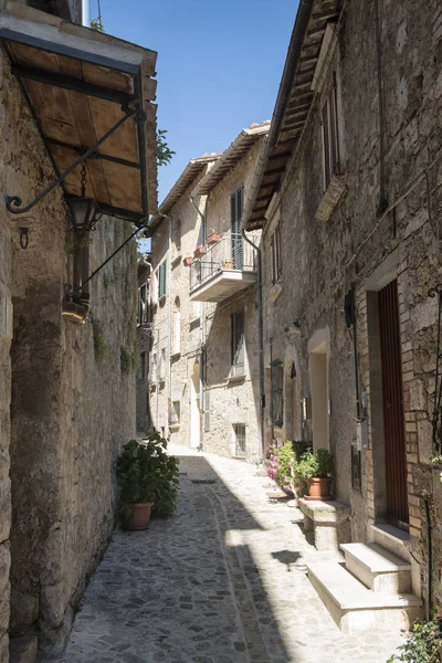 Civitella del Tronto (Teramo, Abruzzi, Itália) ) — Fotografia de Stock