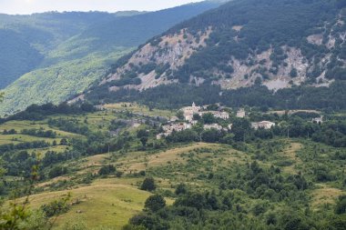 Mountain landscape of Maiella (Abruzzi) clipart